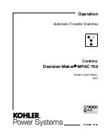 Kohler Decision-Maker MPAC 750 Operation preview