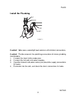 Preview for 9 page of Kohler Deerfield 5815W Installation And User Manual