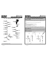 Предварительный просмотр 1 страницы Kohler Elevation Installation Instructions