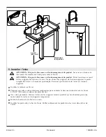 Предварительный просмотр 17 страницы Kohler Farmstead K-21103-1HP5-0 Installation And Care Manual