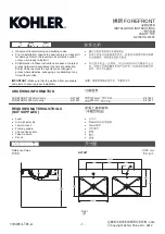 Kohler FOREFRONT K-2748T Installation Instructions preview