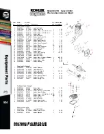 Предварительный просмотр 4 страницы Kohler Free Freight K321S Parts List