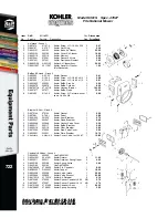 Предварительный просмотр 14 страницы Kohler Free Freight K321S Parts List