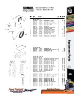 Предварительный просмотр 36 страницы Kohler Free Freight K321S Parts List