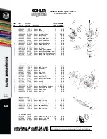 Предварительный просмотр 39 страницы Kohler Free Freight K321S Parts List