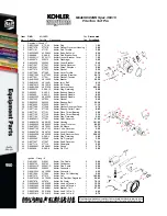 Предварительный просмотр 41 страницы Kohler Free Freight K321S Parts List