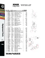 Предварительный просмотр 53 страницы Kohler Free Freight K321S Parts List