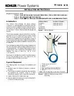 Kohler GM62465-KP3-QS Installation Instructions Manual preview