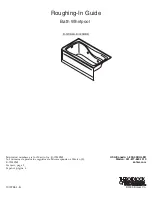 Preview for 1 page of Kohler Hourglass K-1209-LA Roughing-In Manual