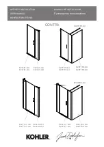 Preview for 1 page of Kohler Jacob Delafon CONTRA E22BT90-GA User Manual