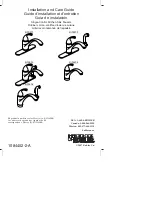 Предварительный просмотр 1 страницы Kohler K-10411 Installation And Care Manual