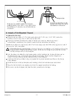 Предварительный просмотр 11 страницы Kohler K-1106 Installation Manual