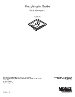 Preview for 1 page of Kohler K-1111-H2 Roughing-In Manual