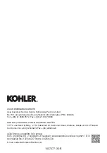 Preview for 11 page of Kohler K-11340X Installation And Care Manual