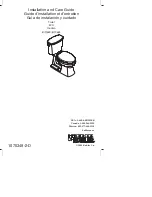 Kohler K-11452 Installation And Care Manual preview