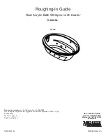 Kohler K-1162 Roughing-In Manual preview