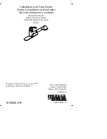 Kohler K-12177 Installation And Care Manual предпросмотр