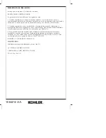 Preview for 20 page of Kohler K-1229-LA Installation And Care Manual