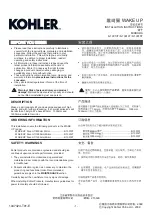 Preview for 1 page of Kohler K-13013T Installation Instructions