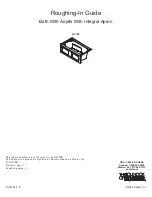 Preview for 1 page of Kohler K-1357 Roughing-In Manual