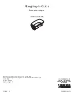 Preview for 1 page of Kohler K-1457-G Roughing-In Manual