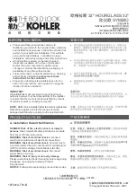 Kohler K-1753T Installation Instructions Manual preview