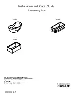 Kohler K-1805 Installation And Care Manual предпросмотр