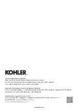 Предварительный просмотр 12 страницы Kohler K-28232X Installation And Care Manual