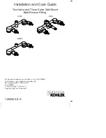 Kohler K-302 Installation And Care Manual preview