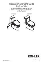 Kohler K-30311X Installation And Care Manual предпросмотр