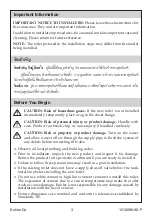 Preview for 3 page of Kohler K-30313X Installation And Care Manual