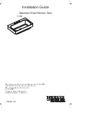 Preview for 1 page of Kohler K-3084 Installation Manual