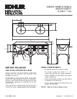 Kohler K-3087 AA Series Installation Instructions preview