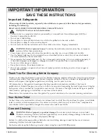 Preview for 2 page of Kohler K-3524 Homeowner'S Manual