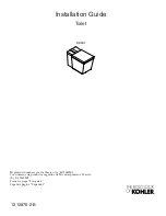 Kohler K-3901 Installation Manual preview