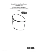 Kohler K-4026 Installation And Care Manual предпросмотр