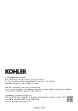 Предварительный просмотр 20 страницы Kohler K-4107X Installation Manual