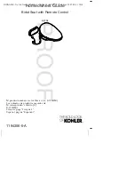 Kohler K-4108 User Manual preview