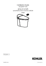 Kohler K-5401X Installation Manual preview