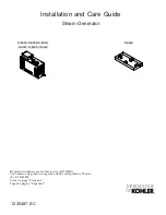 Kohler K-5525 Installation And Care Manual предпросмотр