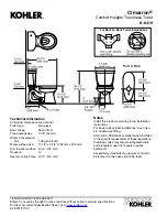 Предварительный просмотр 2 страницы Kohler K-6419 Quick Start Manual