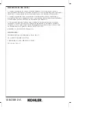 Preview for 24 page of Kohler K-700-0 Installation And Care Manual