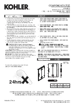 Kohler K-701800T-FMSW Installation Instructions preview