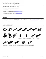 Предварительный просмотр 2 страницы Kohler K-706851-8L-BNK Installation Instructions Manual