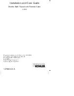 Предварительный просмотр 1 страницы Kohler K-73078 Installation And Care Manual