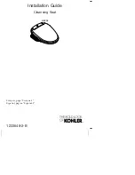 Preview for 1 page of Kohler K-8298 Installation Manual