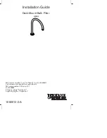 Preview for 1 page of Kohler K-8360 Installation Manual