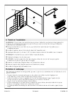 Предварительный просмотр 17 страницы Kohler K-97630 Installation And Care Manual