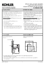 Предварительный просмотр 1 страницы Kohler K-99255X-4CD Installation And Care Manual