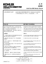 Preview for 1 page of Kohler K-EX29936T-N-CP Installation Instructions Manual